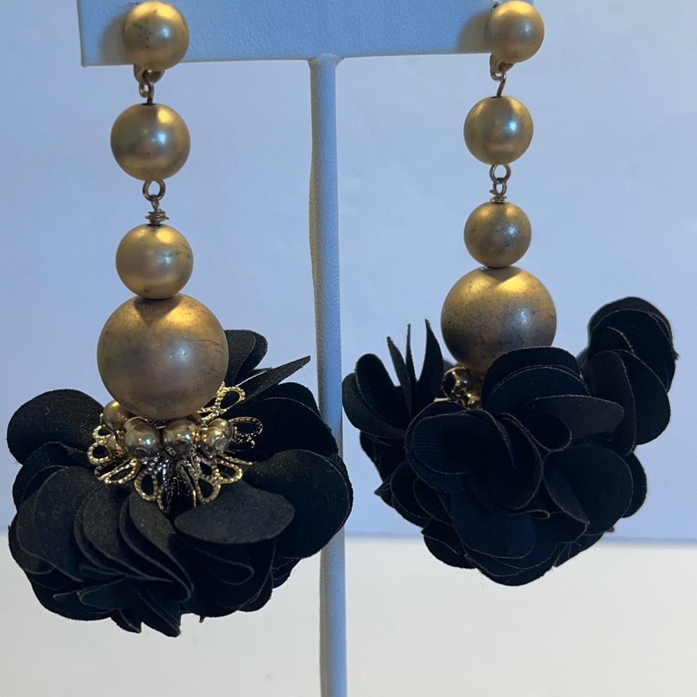Vintage Handmade Long Dangles Earrings
